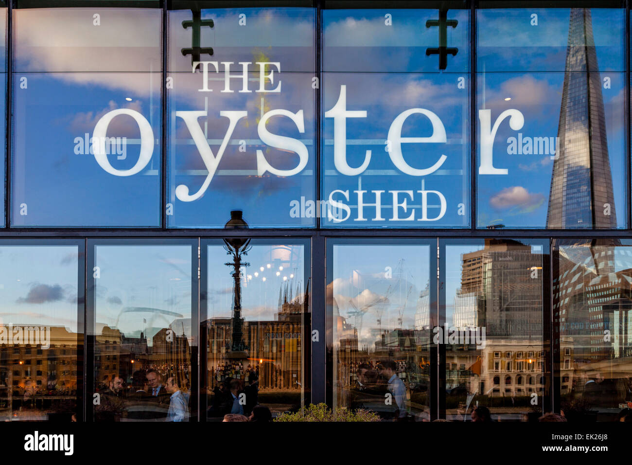 L'Oyster Shed Gastro Pub, Londres, Angleterre Banque D'Images