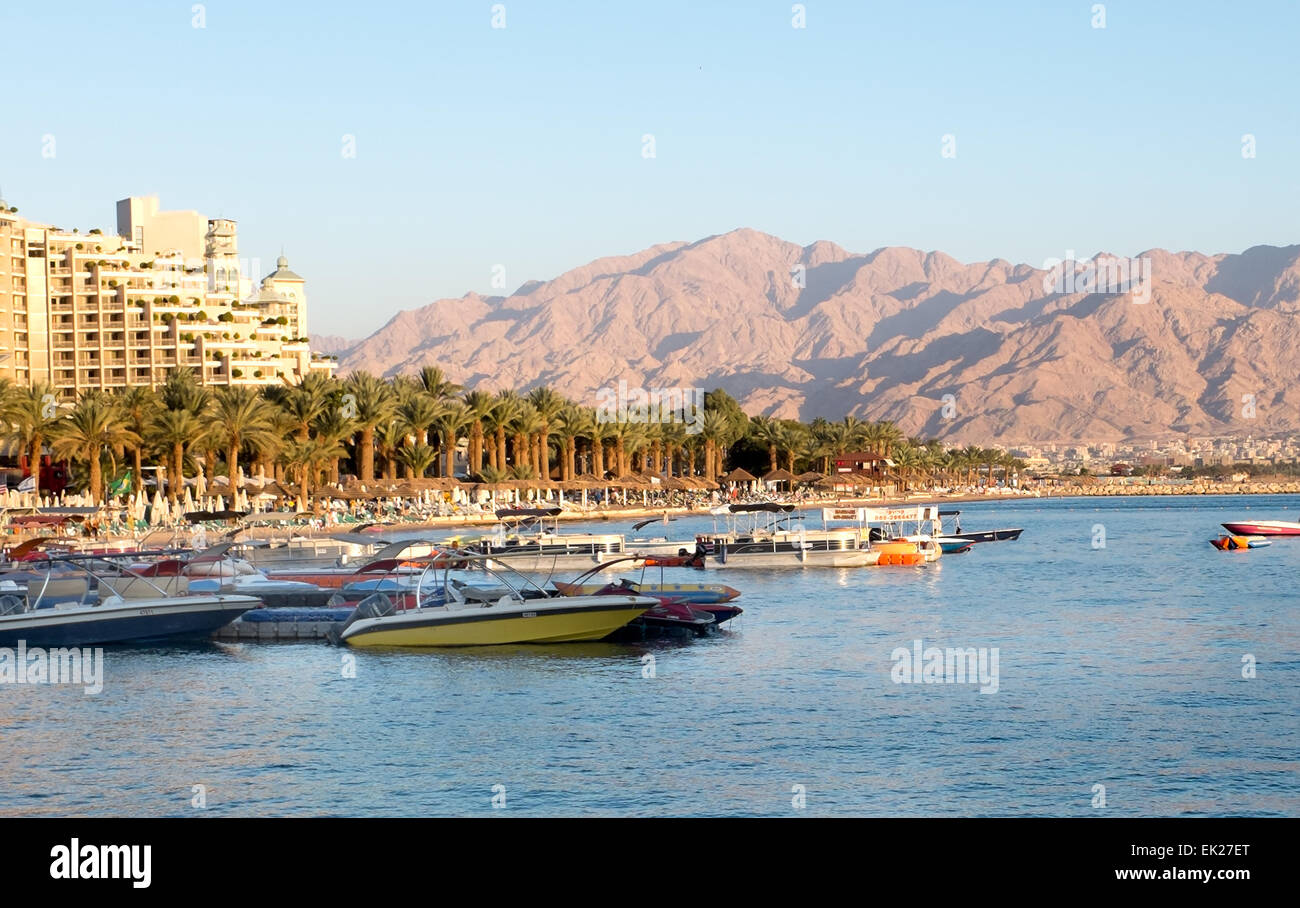 Red Sea Resort d'Eilat dans le sud d'Israël Banque D'Images