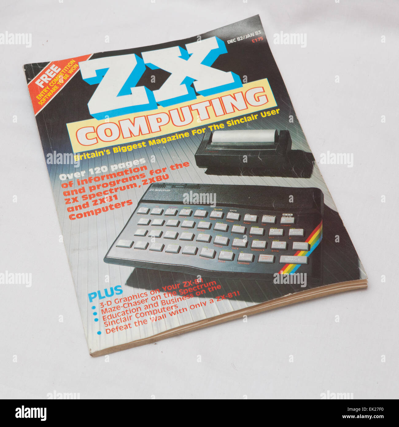 Couverture de Magazine Dec 82 ZX Computing / Jan 83 Banque D'Images