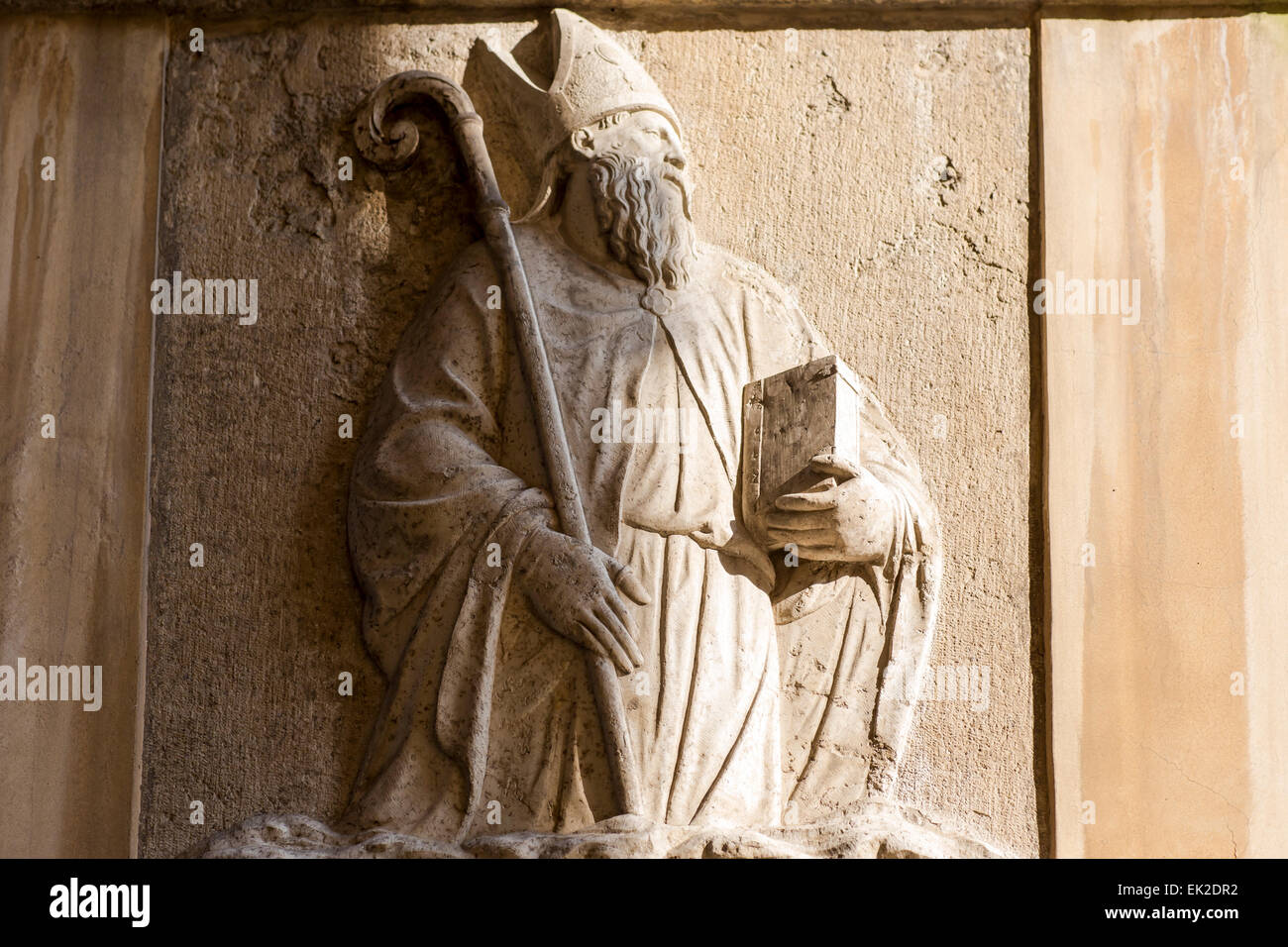 Sculpture de secours religieux, Venise, Italie Banque D'Images
