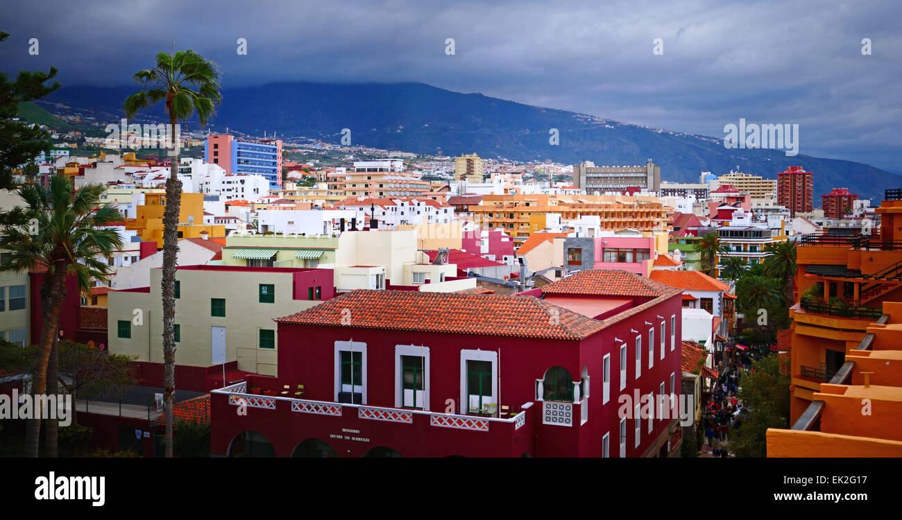 Puerto de la Cruz Tenerife island iles canaries Espagne Banque D'Images