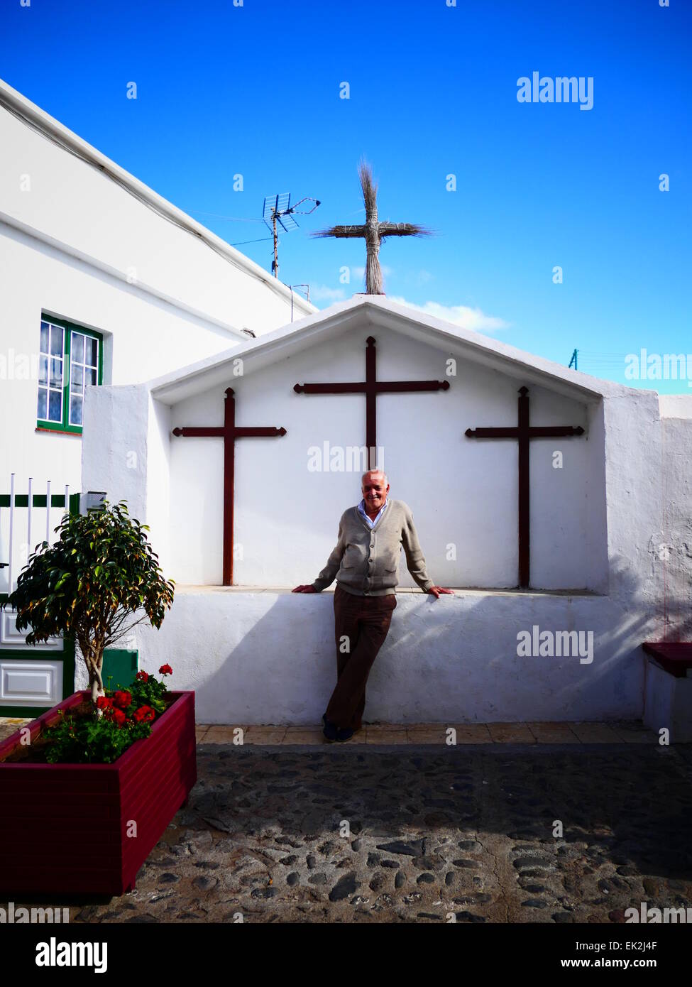 Agulo village l'île de La Gomera Canaries Espagne Banque D'Images