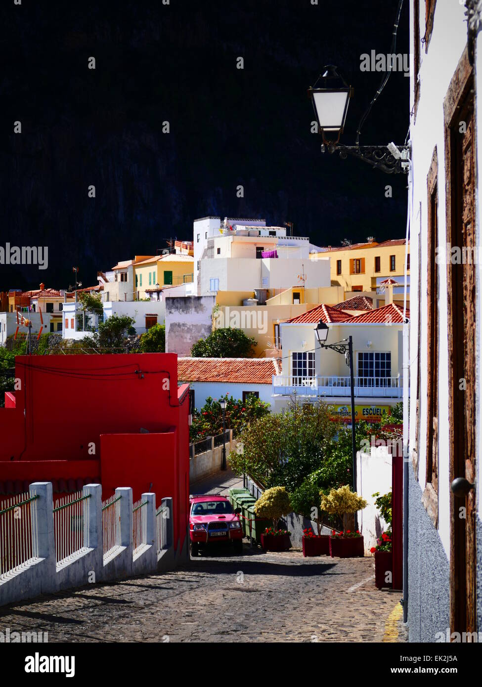 Agulo village l'île de La Gomera Canaries Espagne Banque D'Images