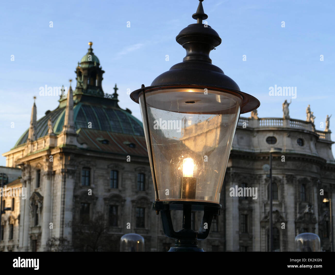 Allemagne Munich ampoule à incandescence nostalgique Banque D'Images