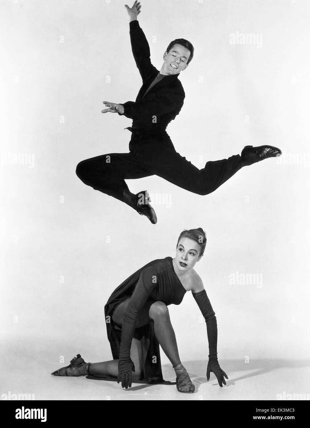 Marge et Gower Champion, sur-ensemble du film 'joli à regarder", 1952 Banque D'Images
