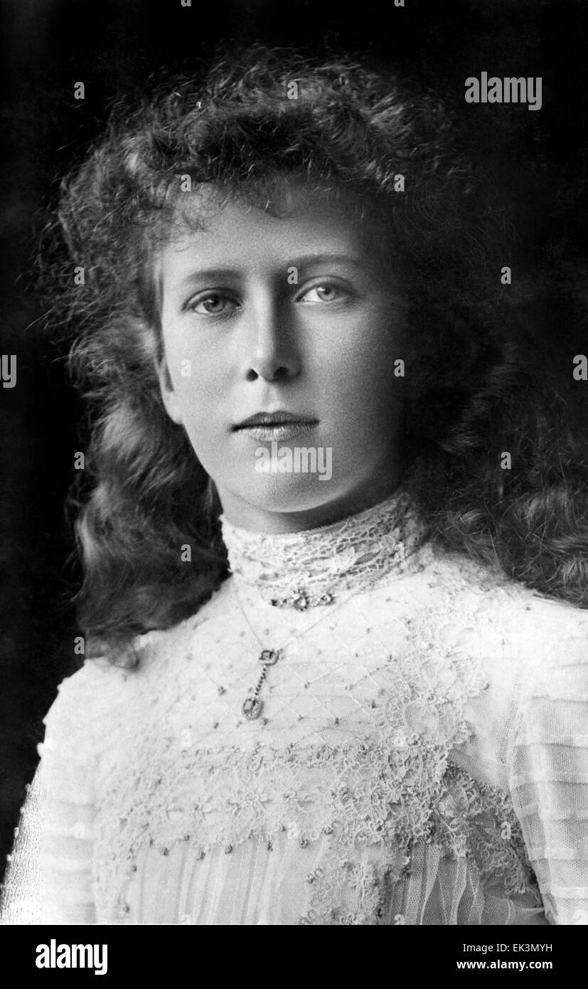Son Altesse Royale la Princesse Marie de France, fille du roi George V, Portrait, circa 1910 Banque D'Images
