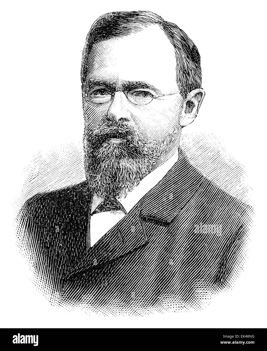 Carl Paul Gottfried Linde, Ritter von Linde, 1842 - 1934, un ingénieur allemand Banque D'Images