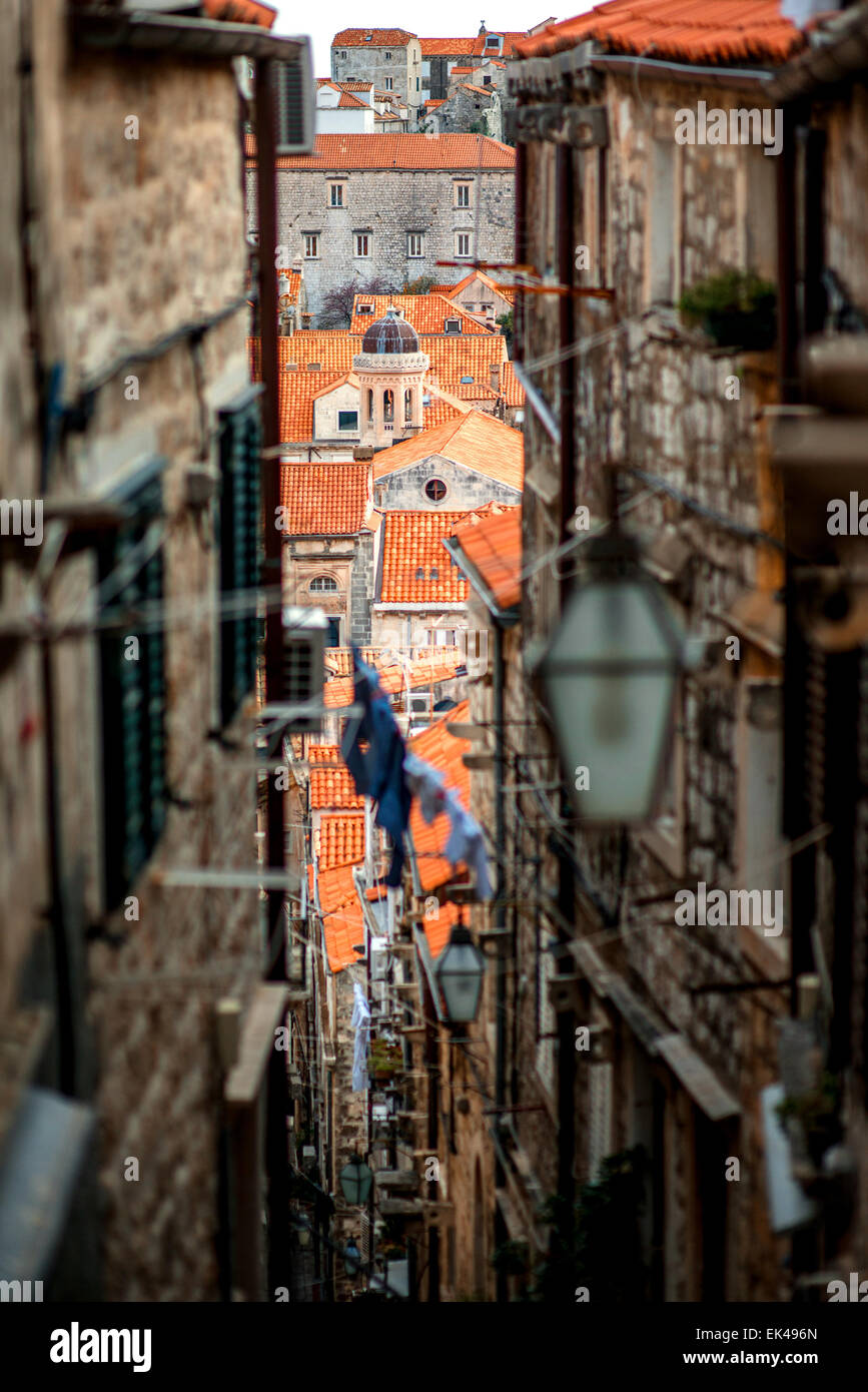 Vieille ville de Dubrovnik Banque D'Images