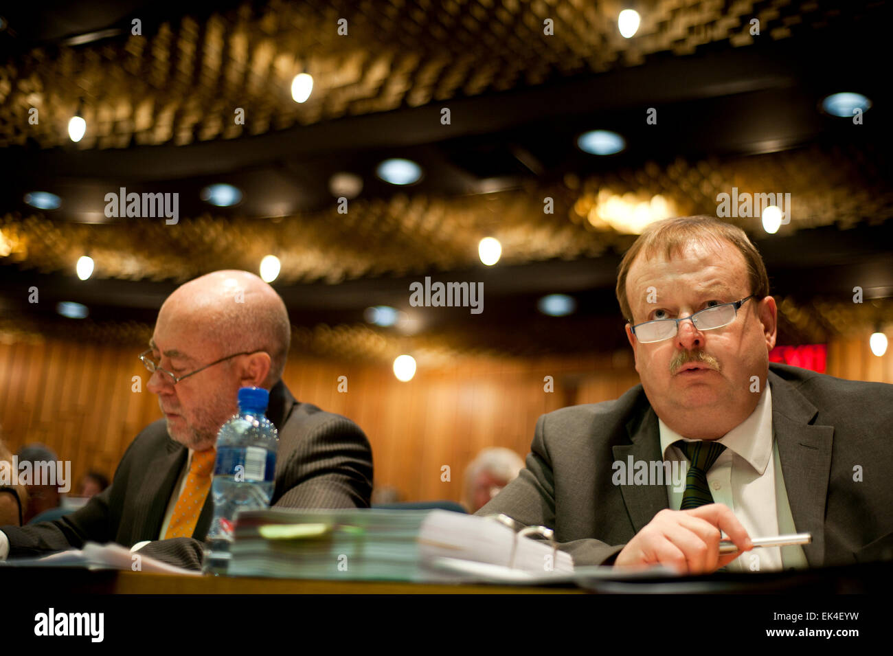 Wouter Basson et Jaap Cilliers Banque D'Images