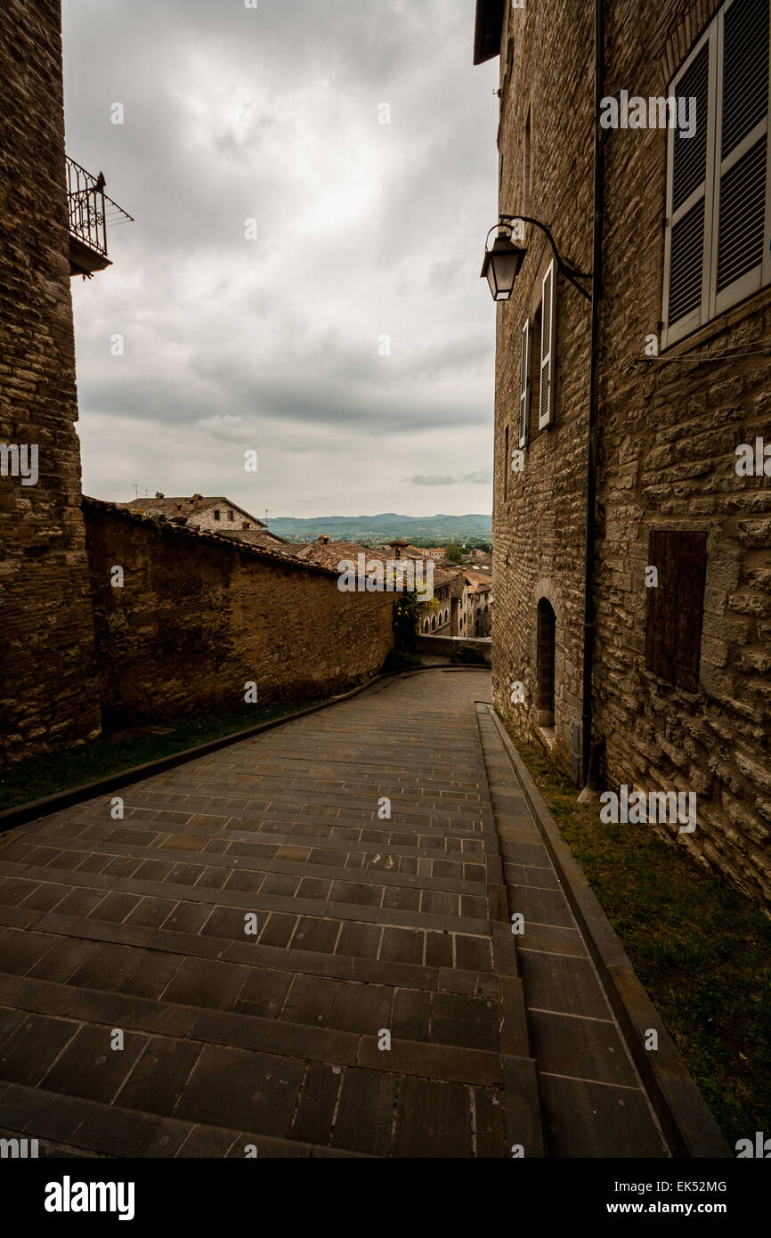 Gubbio, Pérouse, Ombrie, Italie Banque D'Images