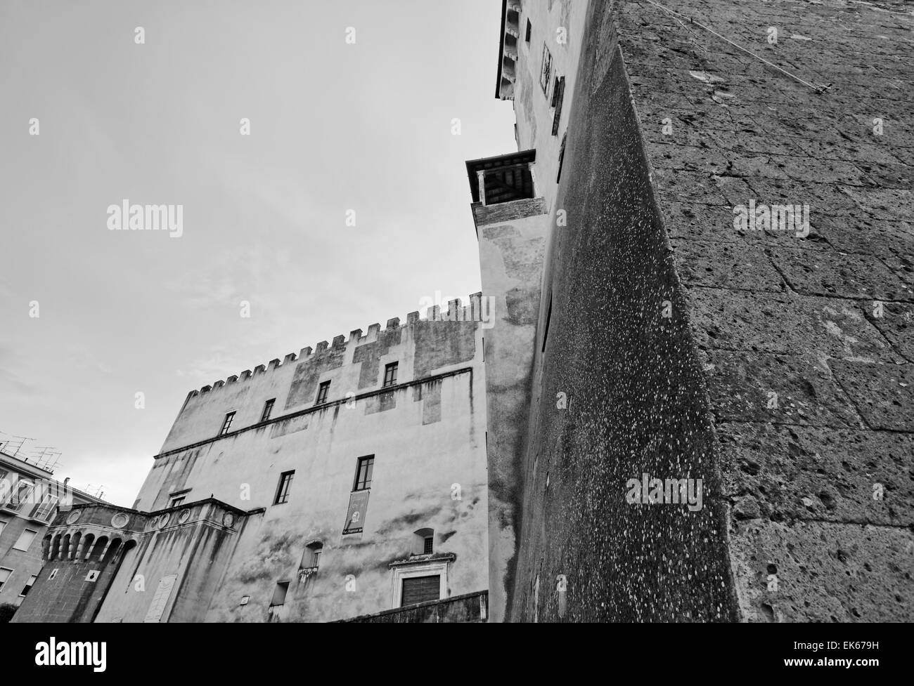 Italie, Toscane, Pitigliano, Orsini Palace Banque D'Images