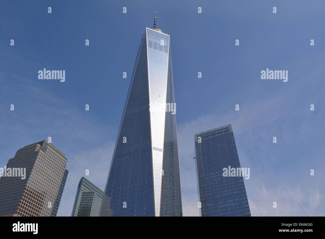 One World Trade Center dans le Lower Manhattan. Banque D'Images