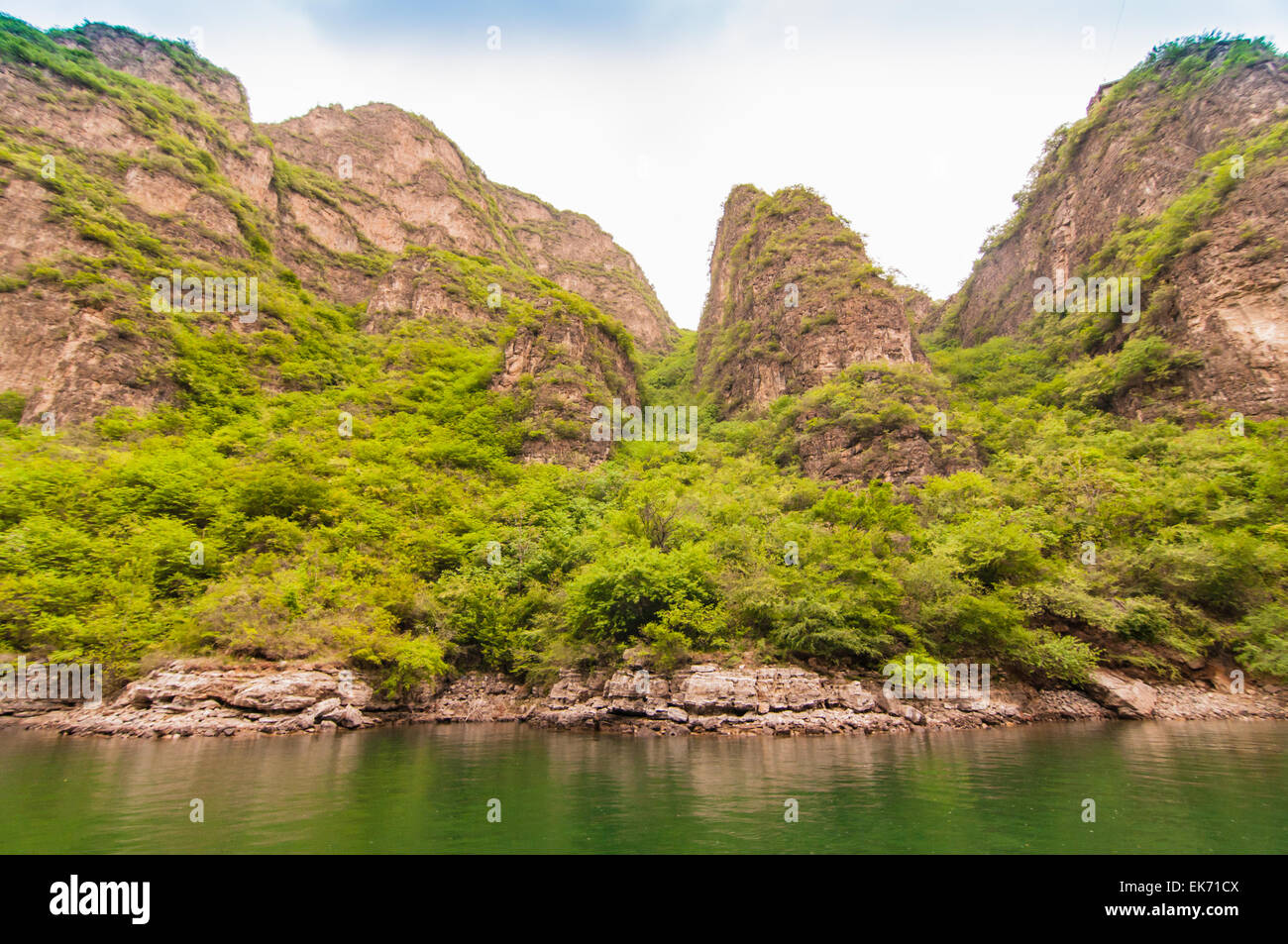 BEIJING, CHINE-Mai 24,2013 : Belle scène naturelle dans les gorges de Qing Long Banque D'Images