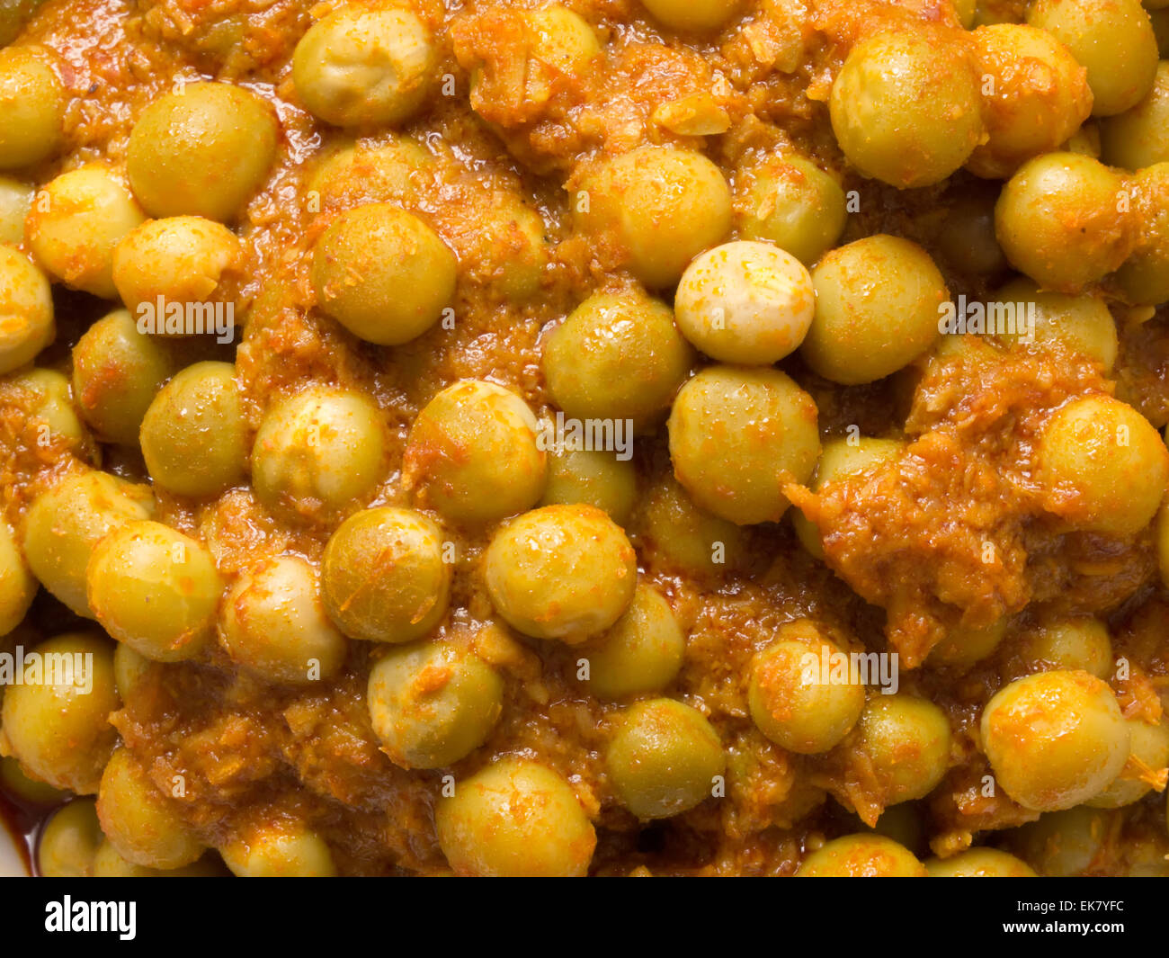 Indian curry de pois verts Banque D'Images