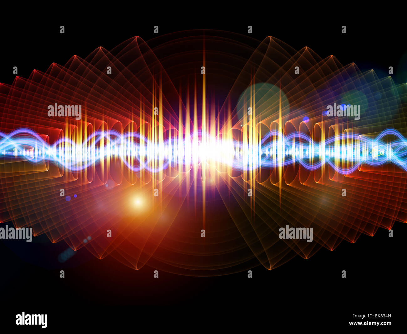 Onde sonore Banque D'Images