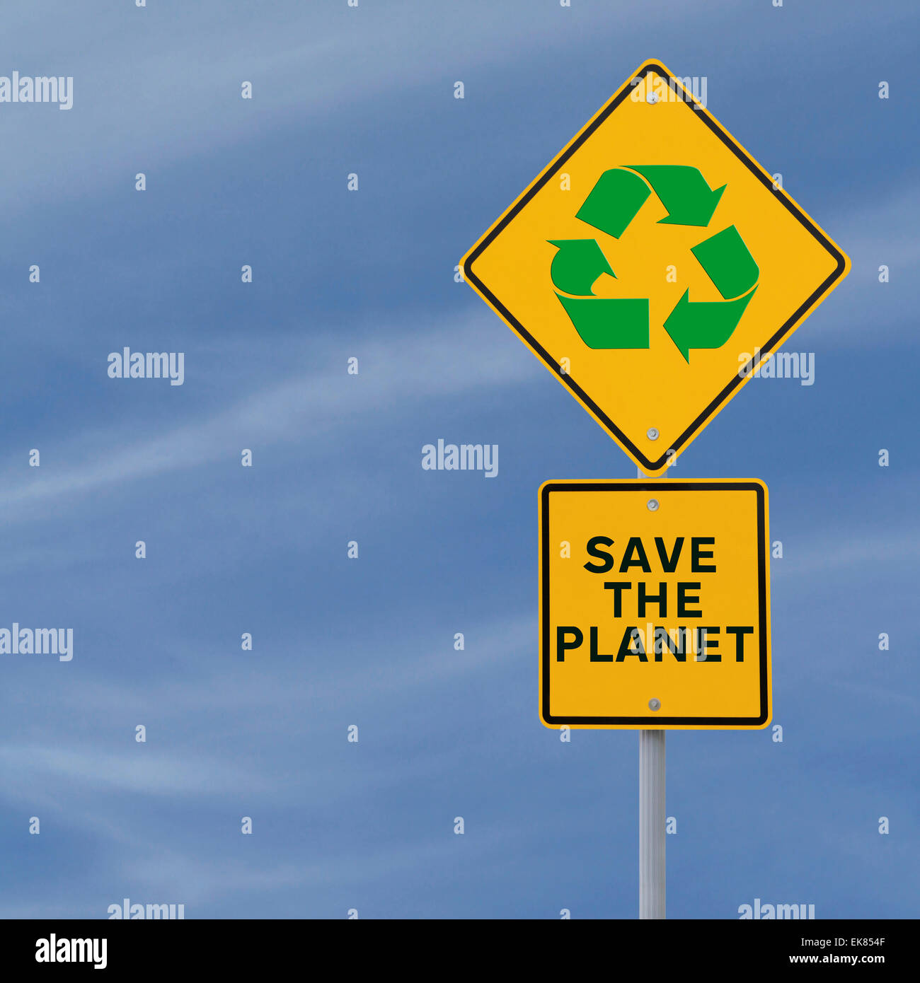 Sauver la planète Banque D'Images