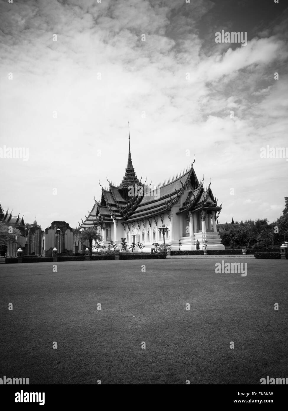 Grand palais royal Palais Sanphet Prasat, ville ancienne, Bangkok, Thaïlande Banque D'Images