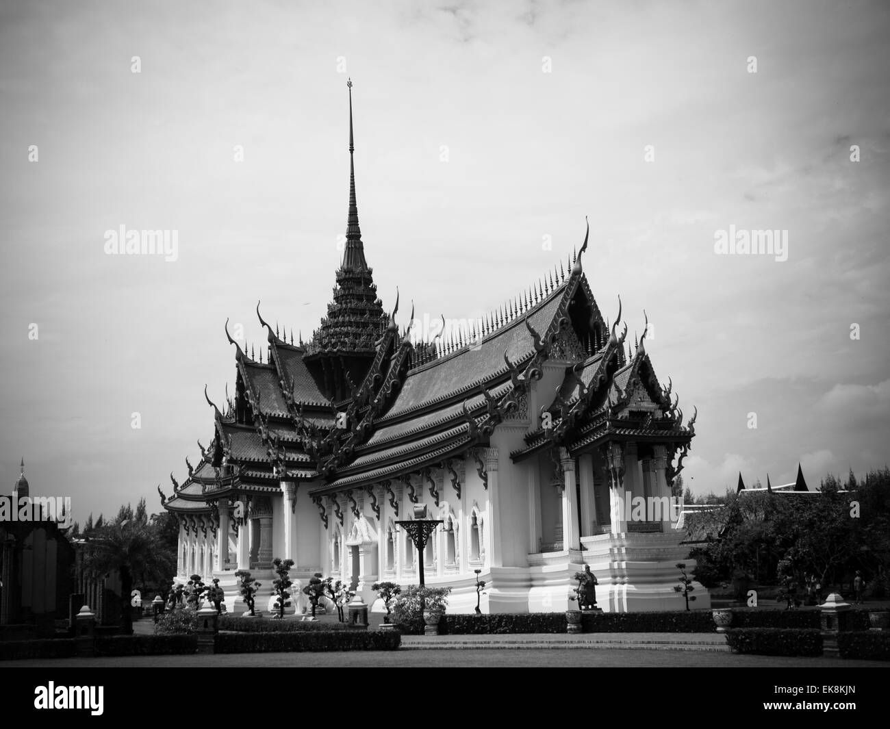 Grand palais royal Palais Sanphet Prasat, ville ancienne, Bangkok, Thaïlande Banque D'Images
