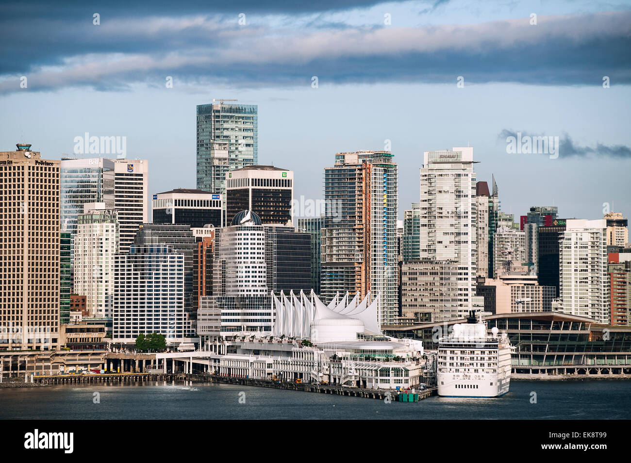 Sur la ville de Vancouver, Colombie-Britannique, Canada Banque D'Images