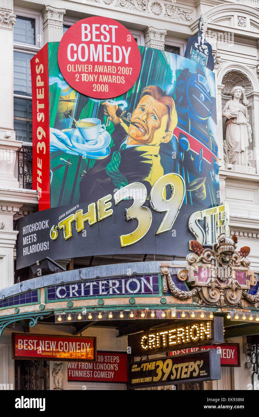 Le Criterion Theatre les étapes 39 Westminster London Piccadilly Circus Banque D'Images