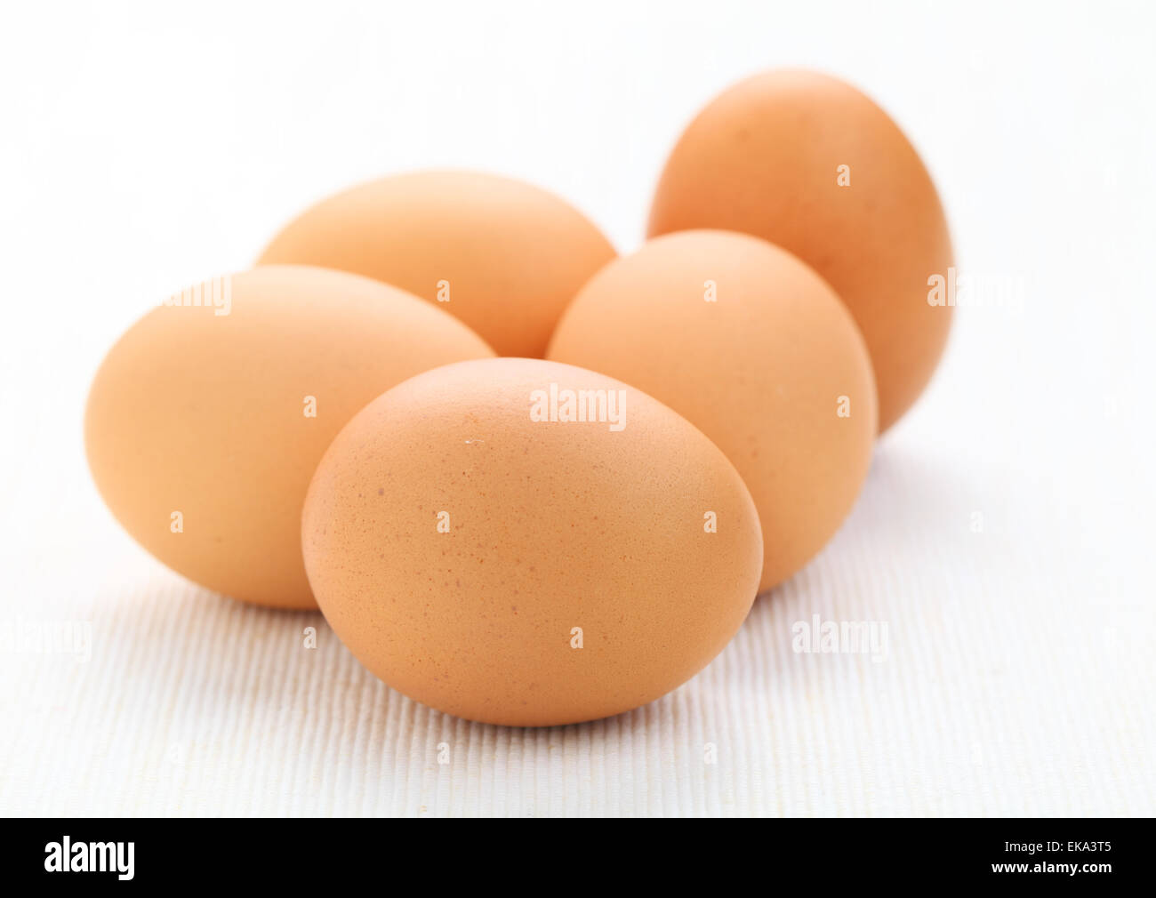 œufs frais Banque D'Images