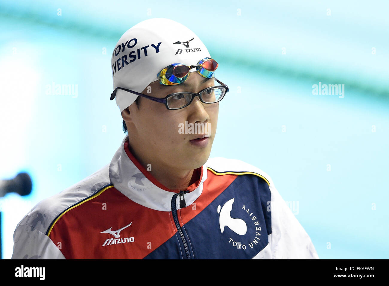 Tokyo, Japon. Apr 7, 2015. Matsumoto : Japon Shingo Natation Natation Natation 2015 Championnat (JAPON) men's 400m nage libre à Tatsumi Piscine International à Tokyo, au Japon . Banque D'Images