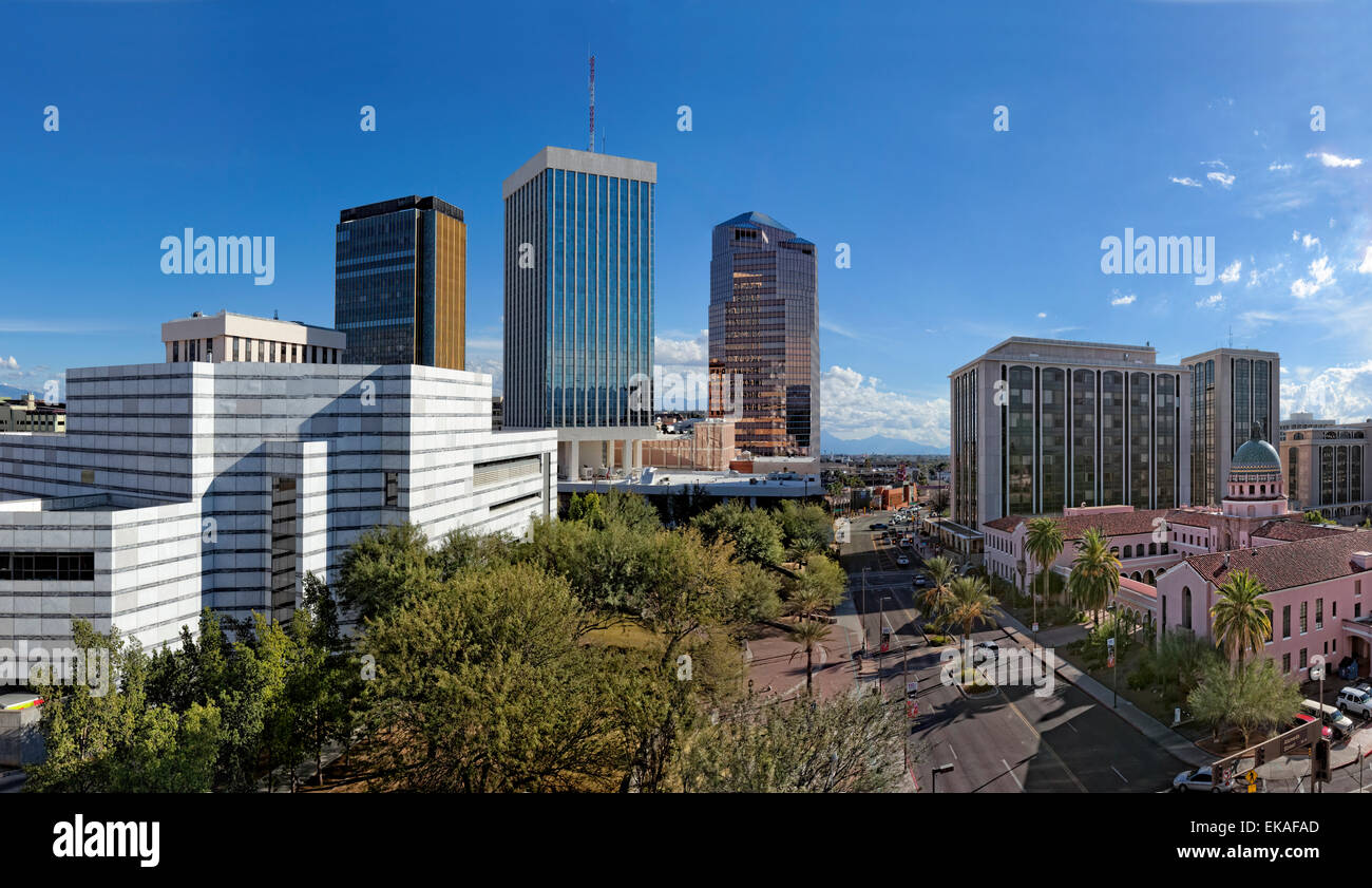 Les immeubles de grande hauteur de Tucson Banque D'Images