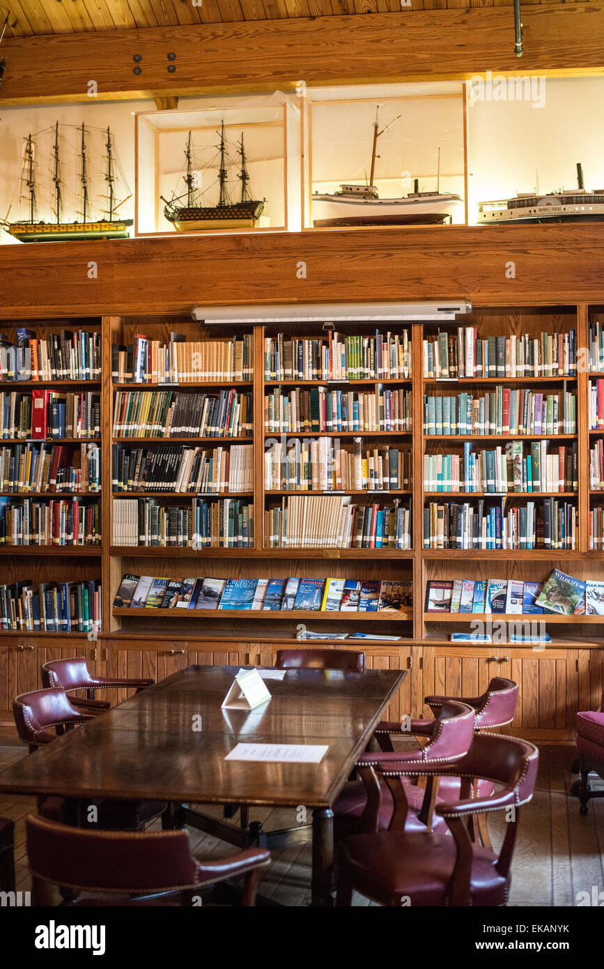 Maisons Historiques,sites , Beaufort, Caroline du Nord,Carteret comté,le Musée Maritime Banque D'Images