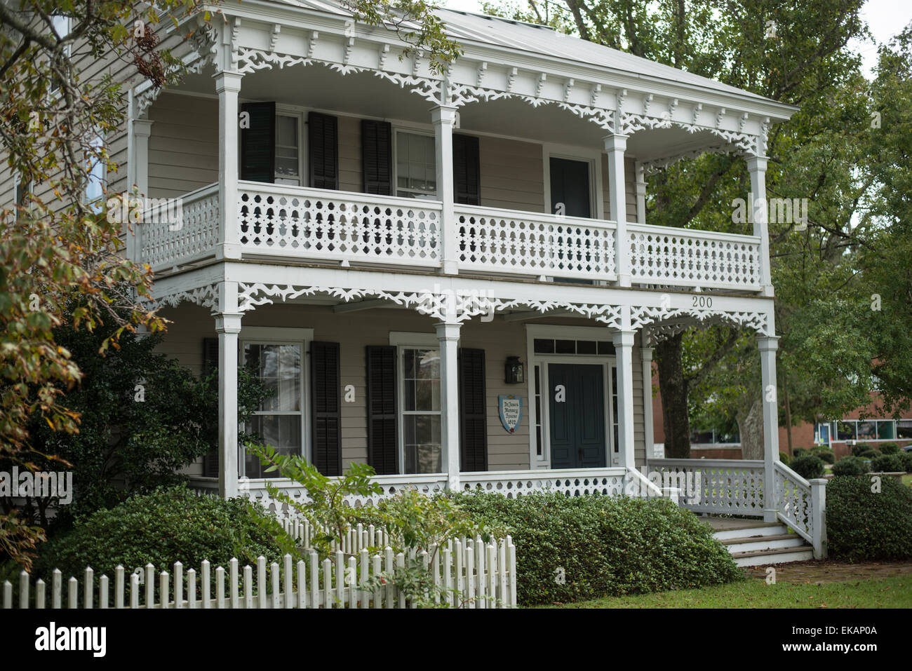 Maisons Historiques,sites , Beaufort, Caroline du Nord,Carteret Comté, Banque D'Images