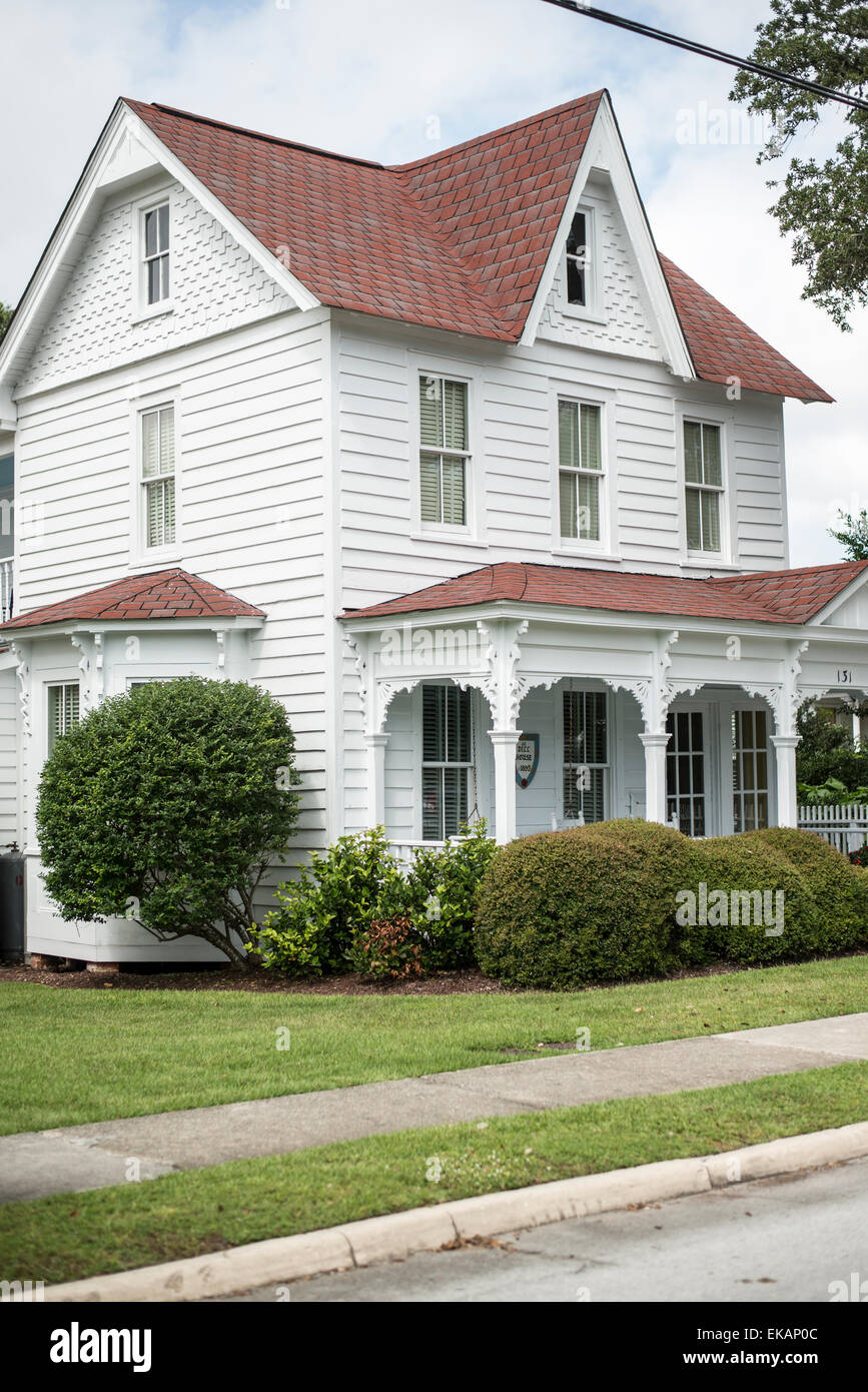 Maisons Historiques,sites , Beaufort, Caroline du Nord,Carteret Comté, Banque D'Images