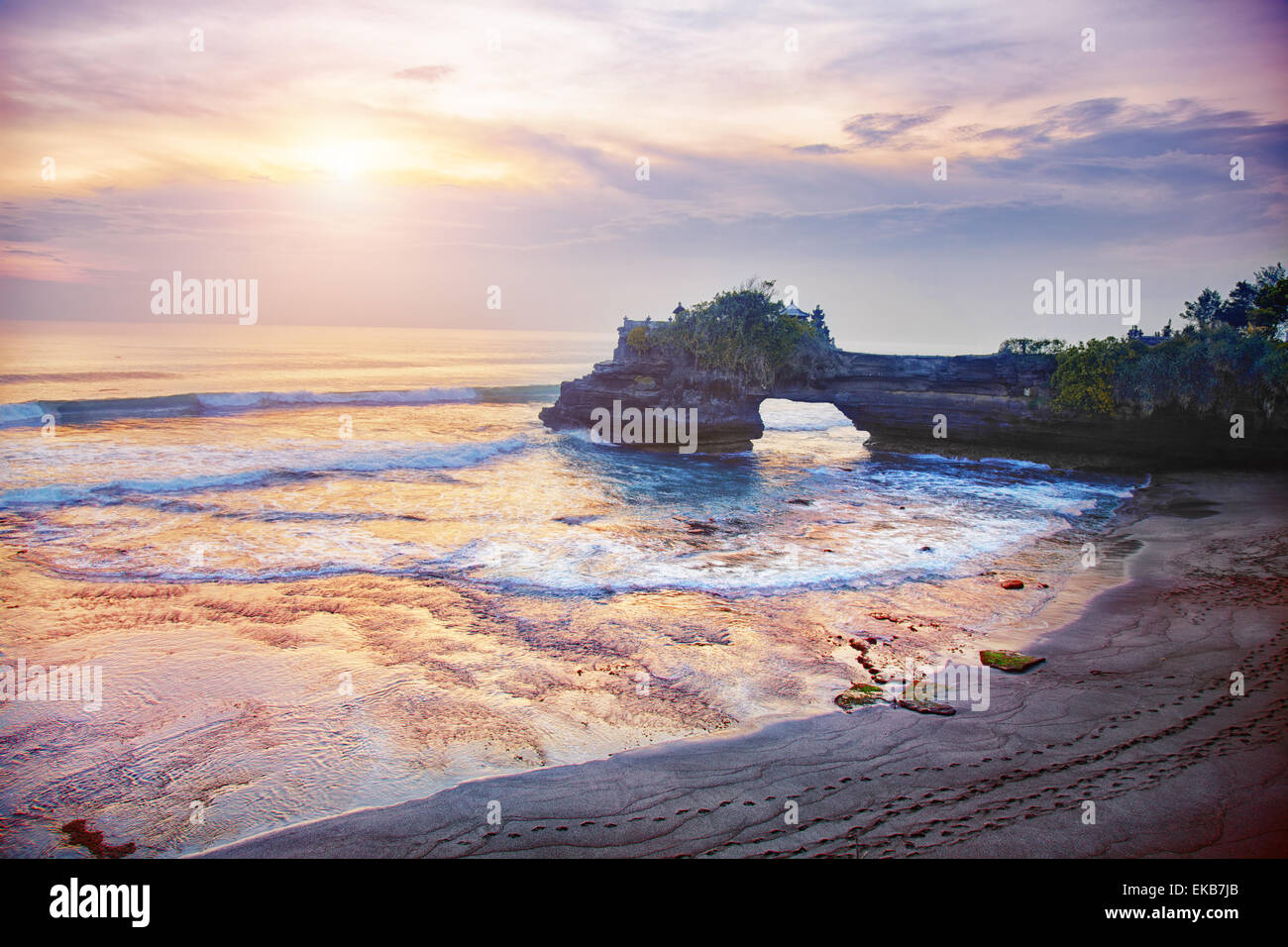 Pura Tanah Lot Temple Banque D'Images