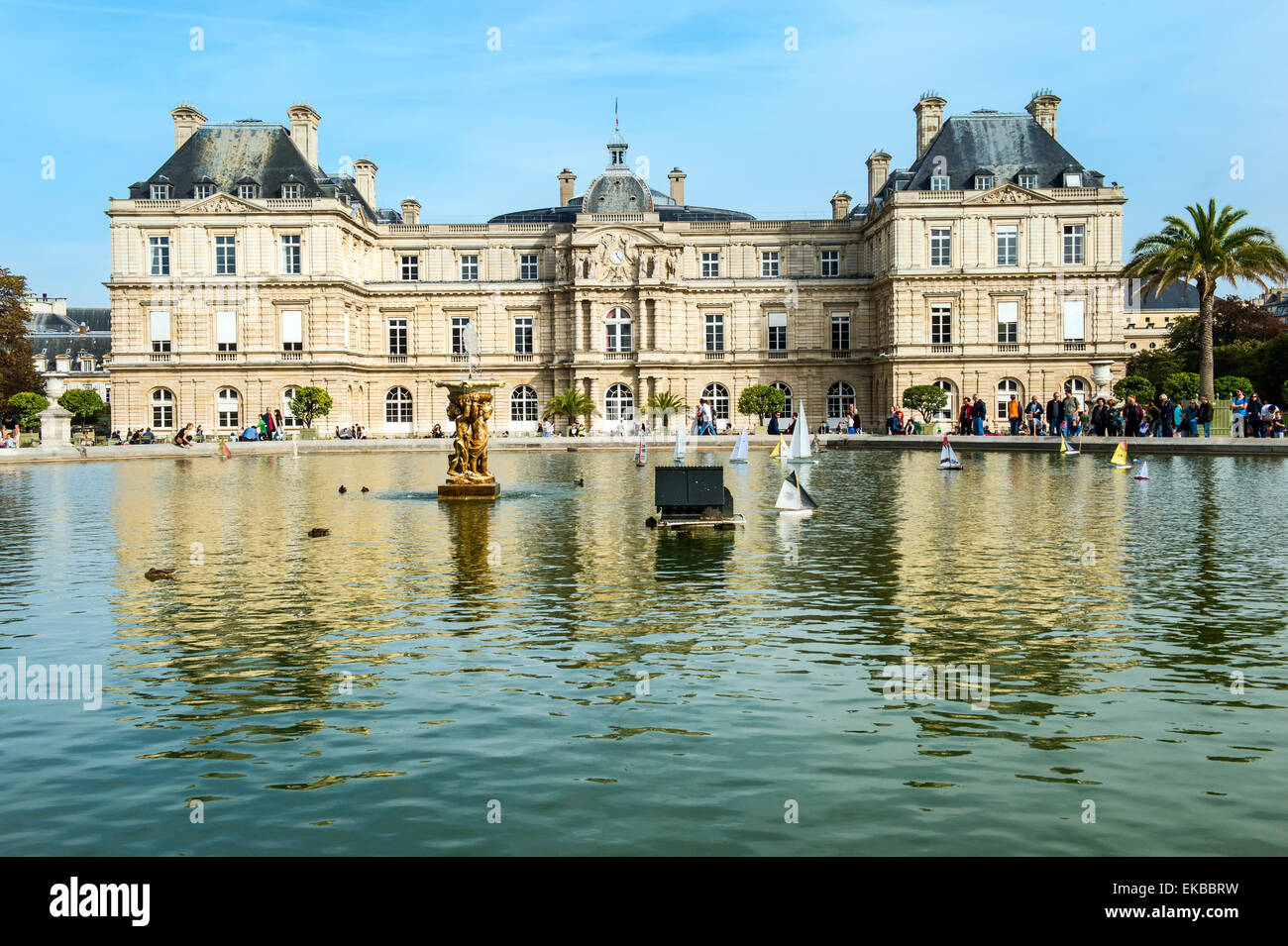 Palais et jardins du Luxembourg, Paris, France, Europe Banque D'Images
