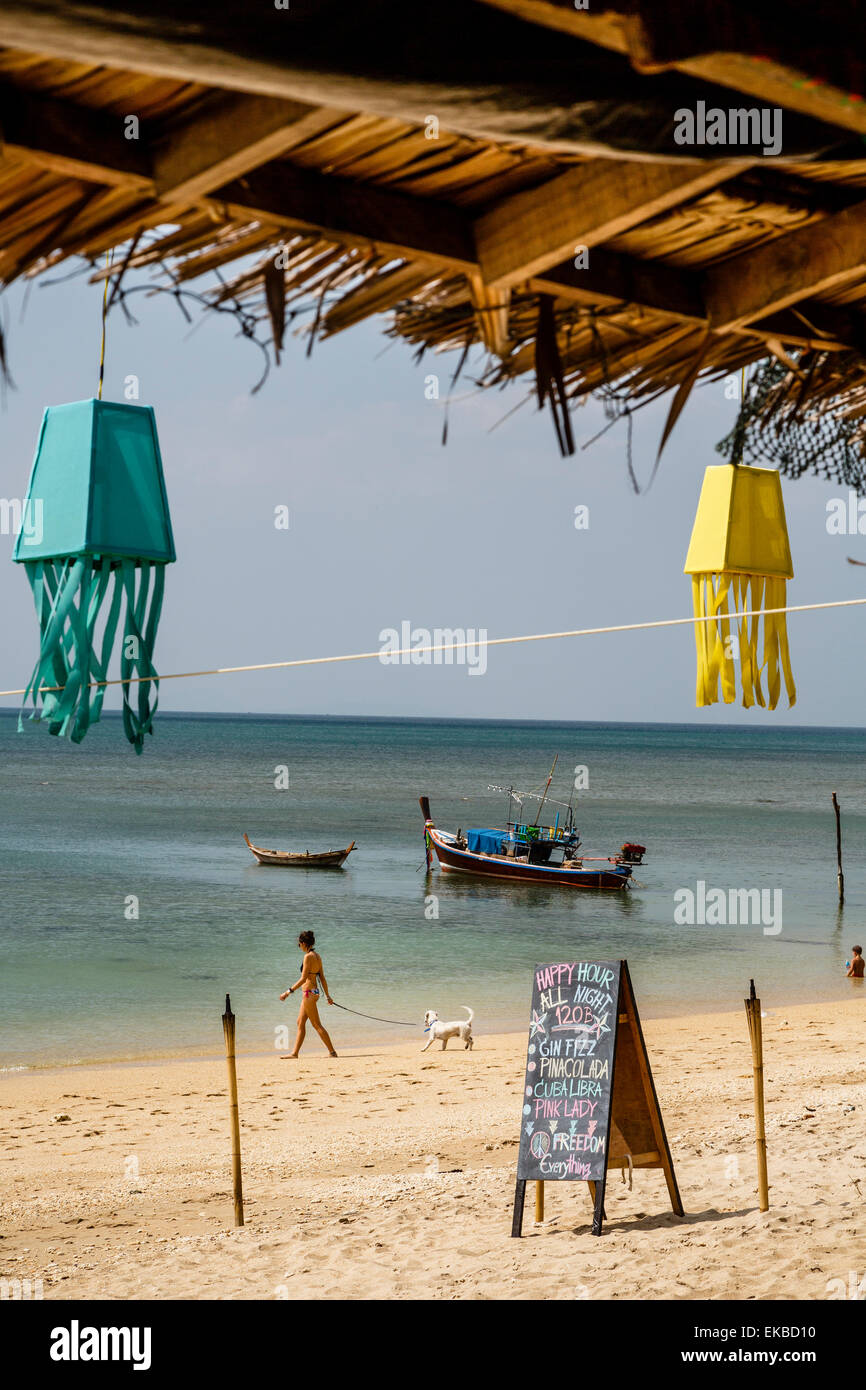 Klong Khong beach, Ko Lanta (KOH), Thaïlande, Asie du Sud, Asie Banque D'Images