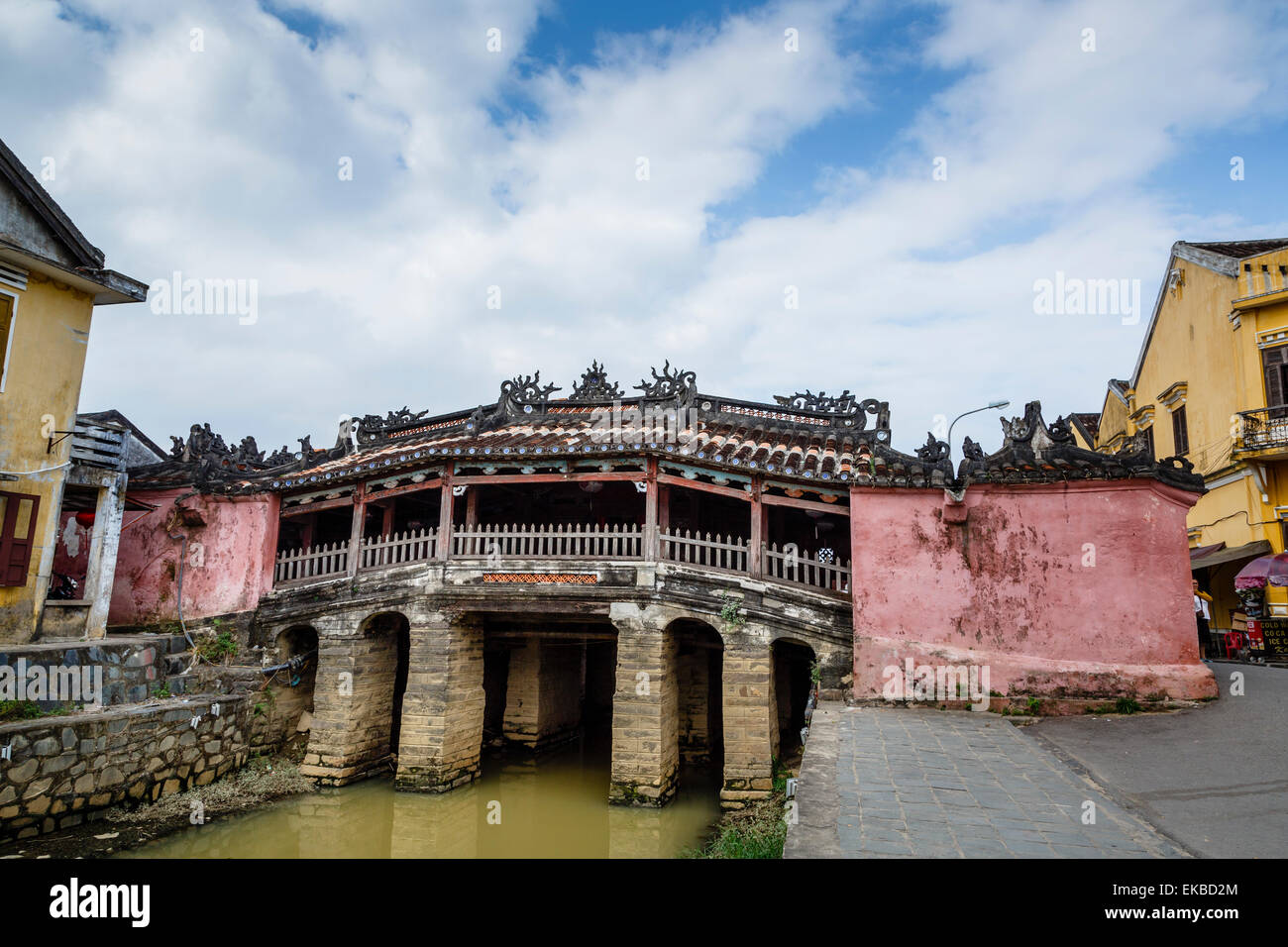 Le pont couvert japonais, Site du patrimoine mondial de l'UNESCO, Hoi An, Vietnam, Indochine, Asie du Sud-Est, l'Asie Banque D'Images