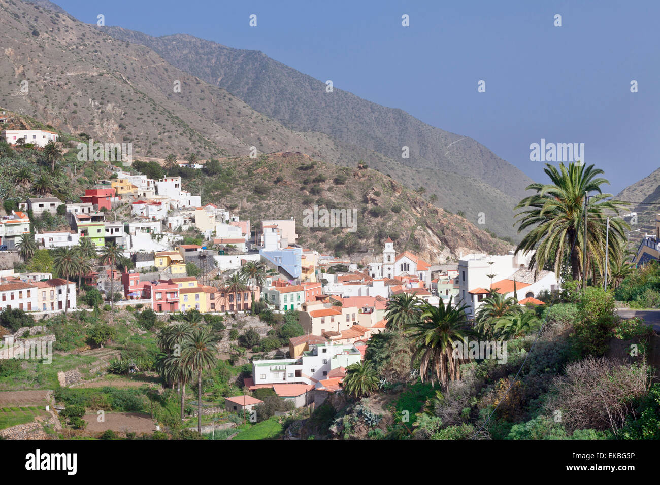 Vallehermoso, La Gomera, Canary Islands, Spain, Europe Banque D'Images