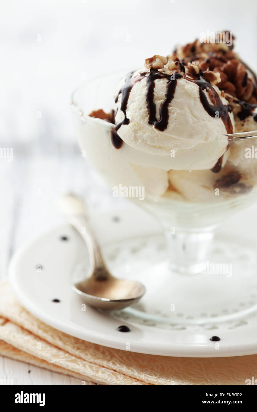 Crème glacée Banque D'Images