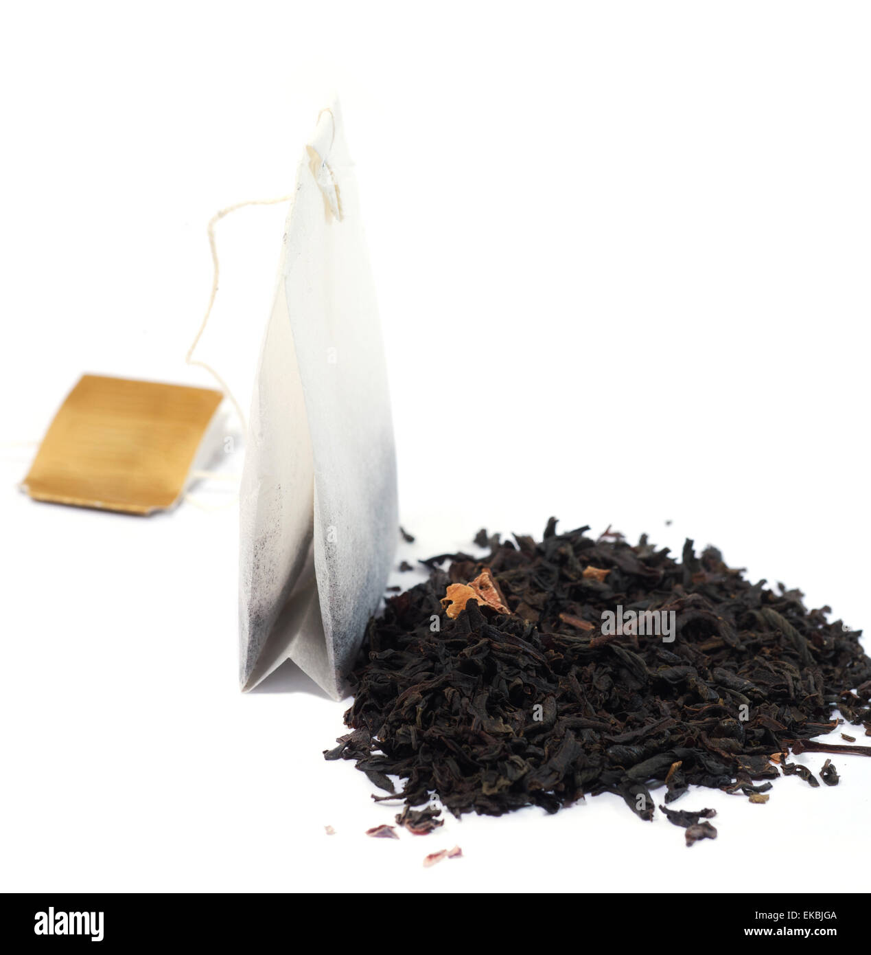 Tea bag isolated Banque D'Images