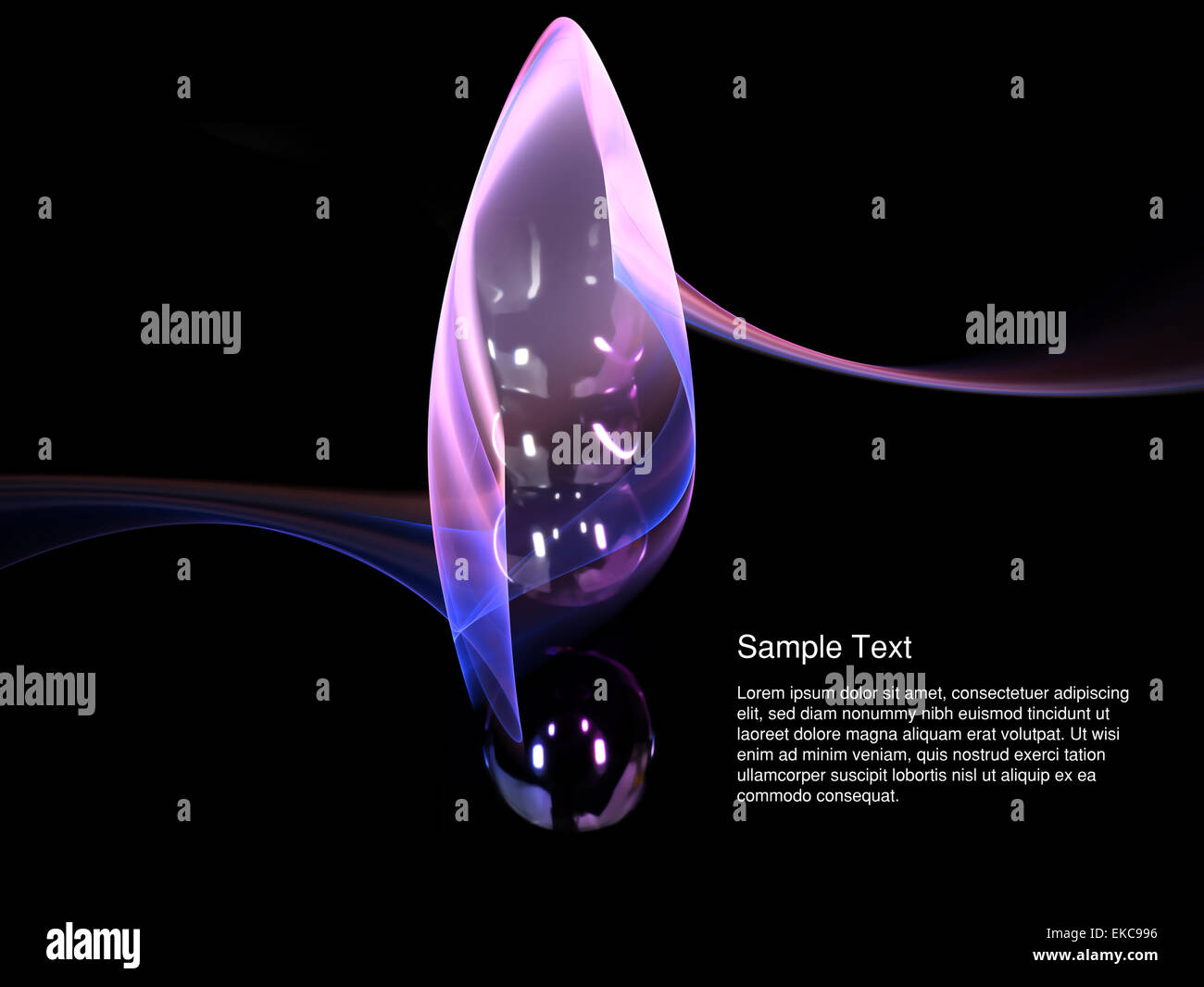 Naissance de l’eau Banque D'Images