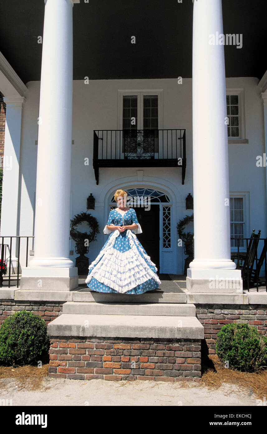 Créé en 1681, Boone Hall a été une fois de la Caroline du Sud, les plantations de coton de la première Mt. Agréable (près de Charleston, SC, USA) Banque D'Images