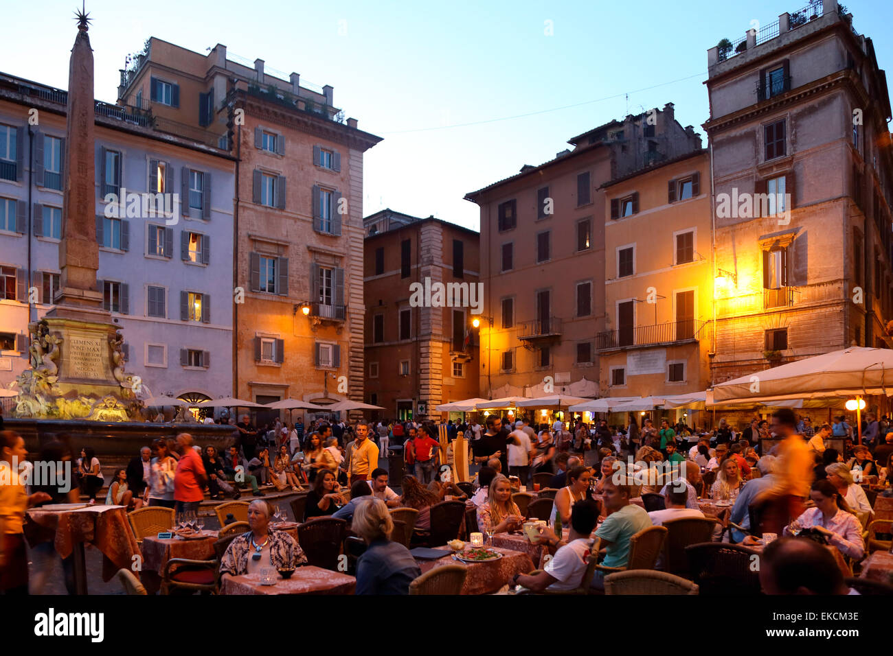 Italie Rome Piazza della Rotonda Banque D'Images