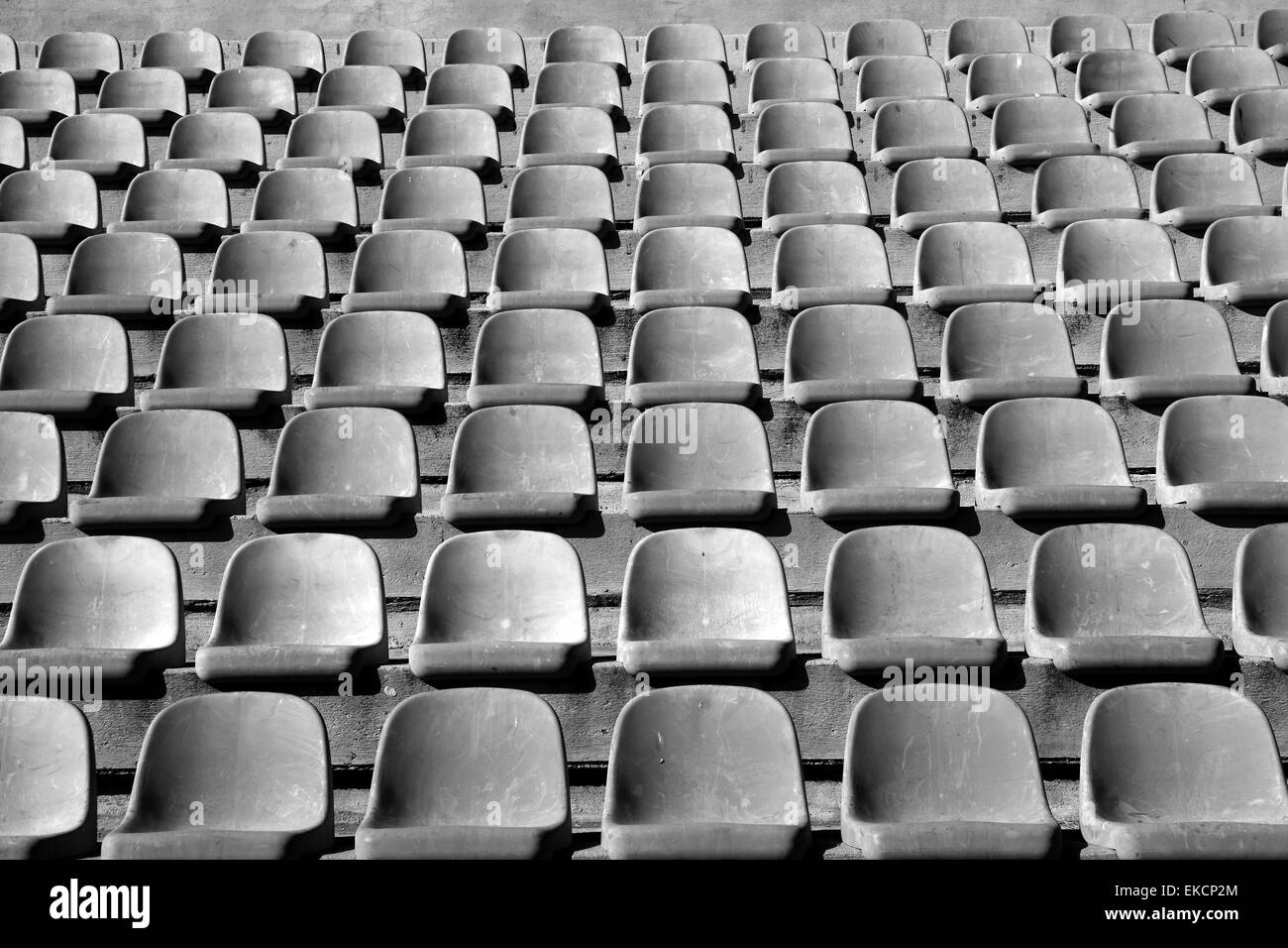 Stade de modèle est la tribune Banque D'Images