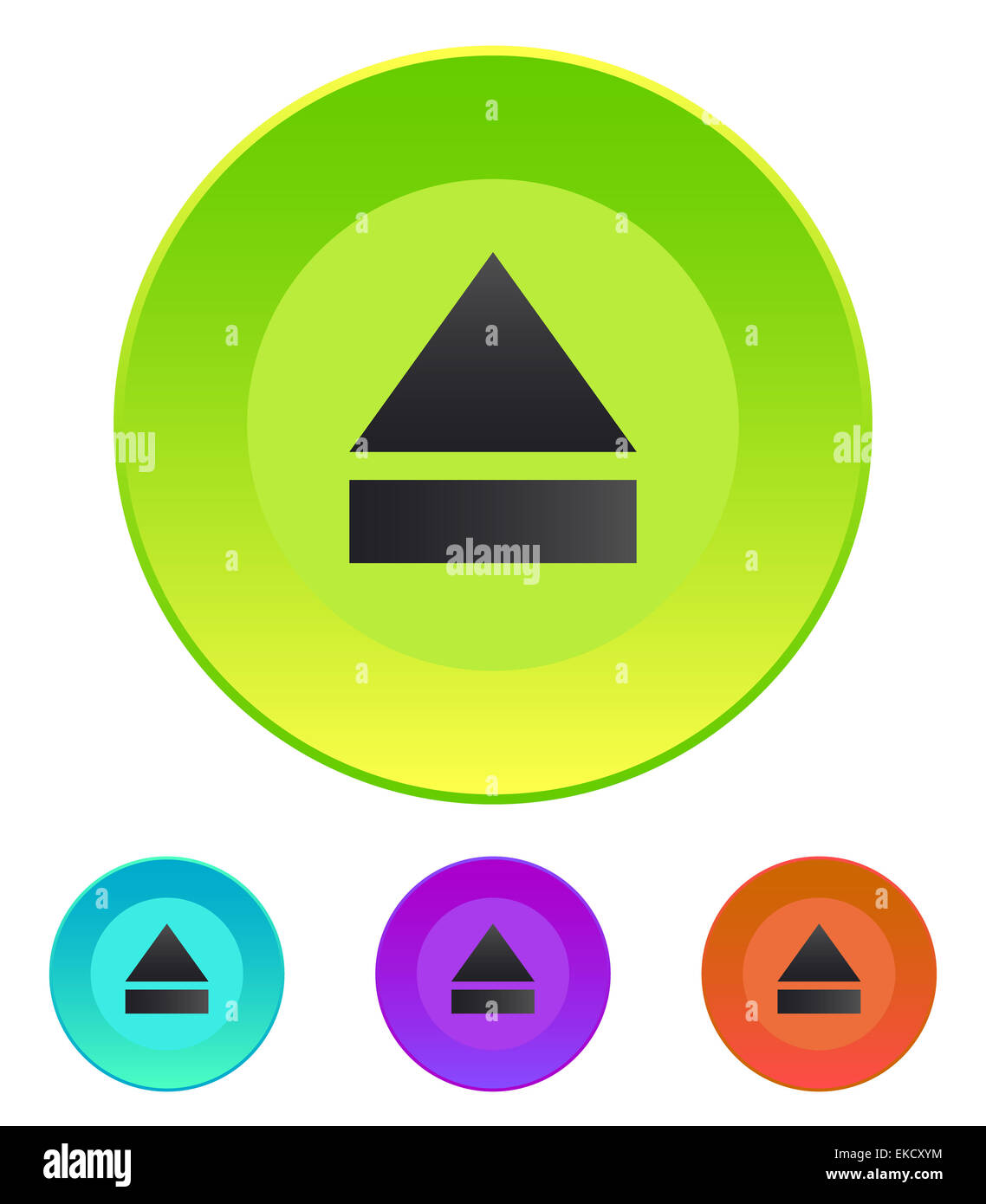 Panneau de flèche sur CD-ROM Banque D'Images
