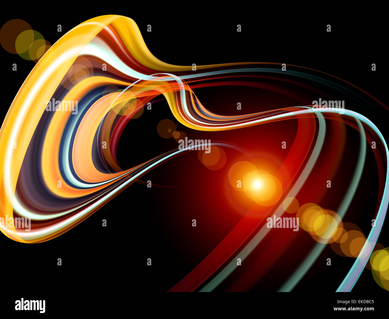 Sentier lumineux Banque D'Images
