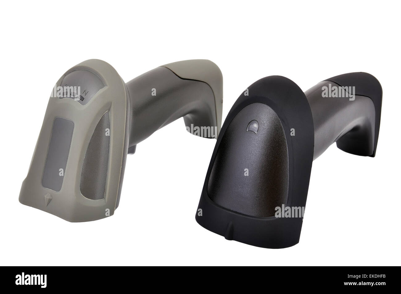 Lecteur de code à barres sans fil deux Banque D'Images