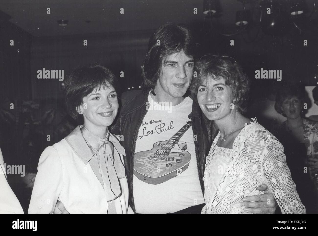 RICK SPRINGFIELD avec Cindy Williams et Penny Marshall.Fourni par Photos, Inc. © Fourni par Globe Photos, Inc/Globe Photos/ZUMA/Alamy Fil Live News Banque D'Images