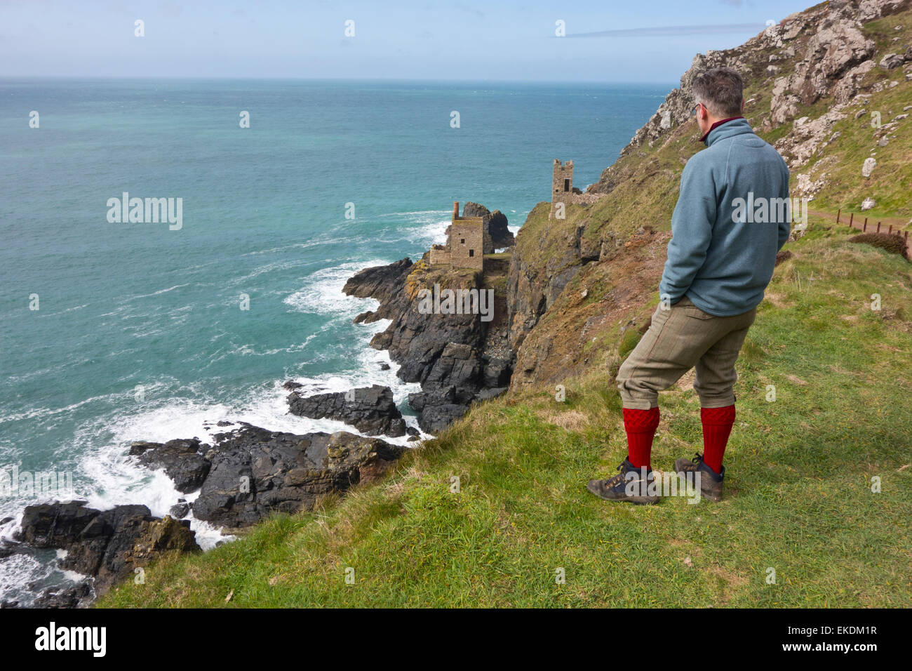 Botallack mines Les couronnes Banque D'Images