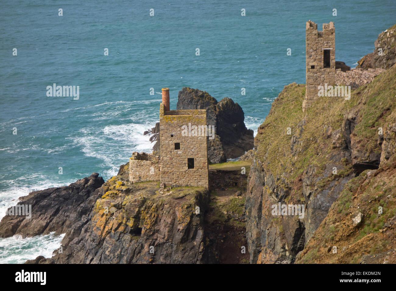 Botallack mines Les couronnes Banque D'Images