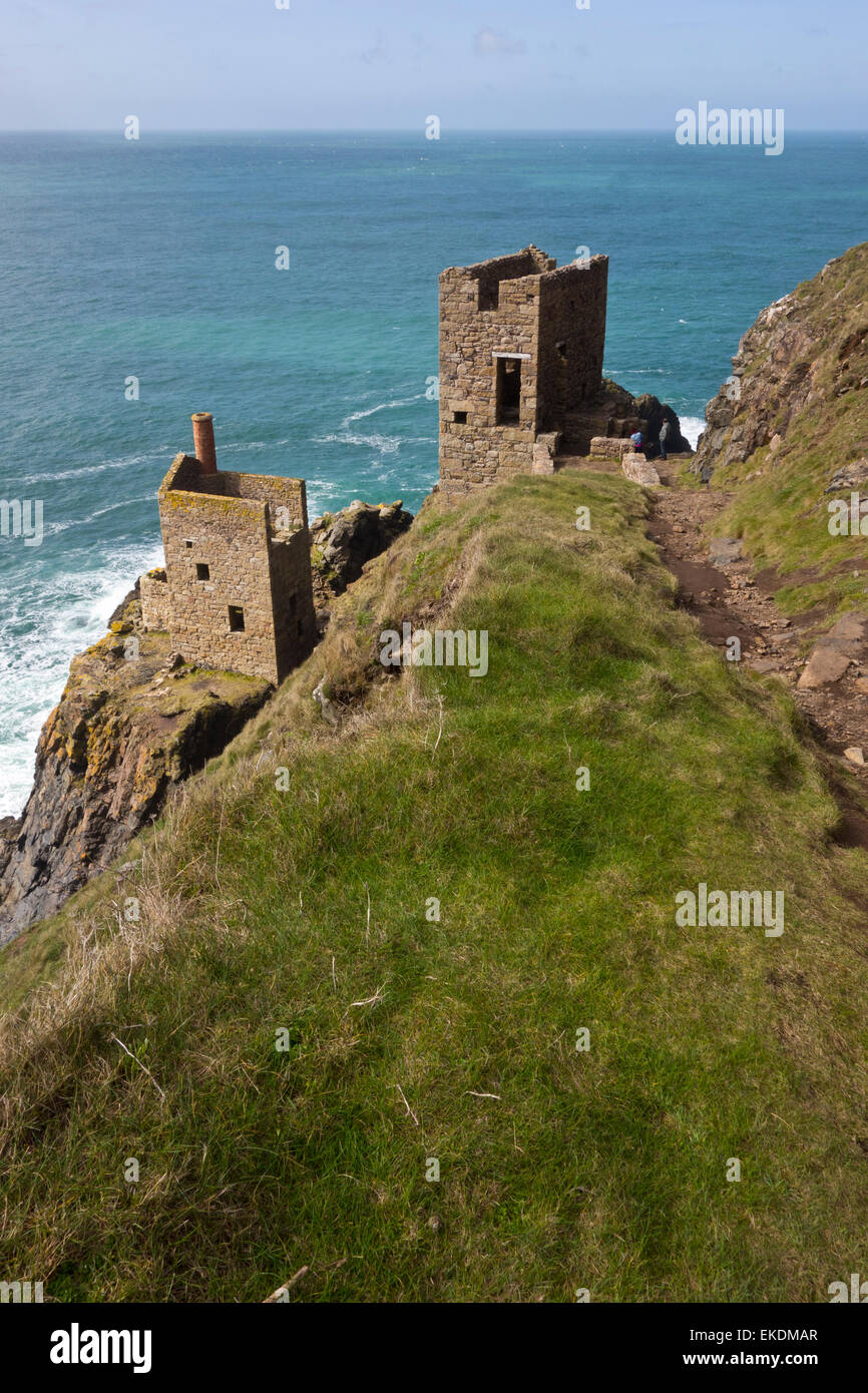 Botallack mines Les couronnes Banque D'Images