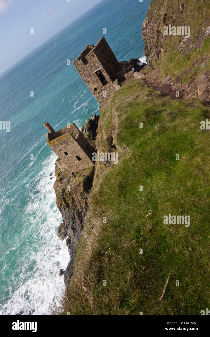 Botallack mines Les couronnes Banque D'Images
