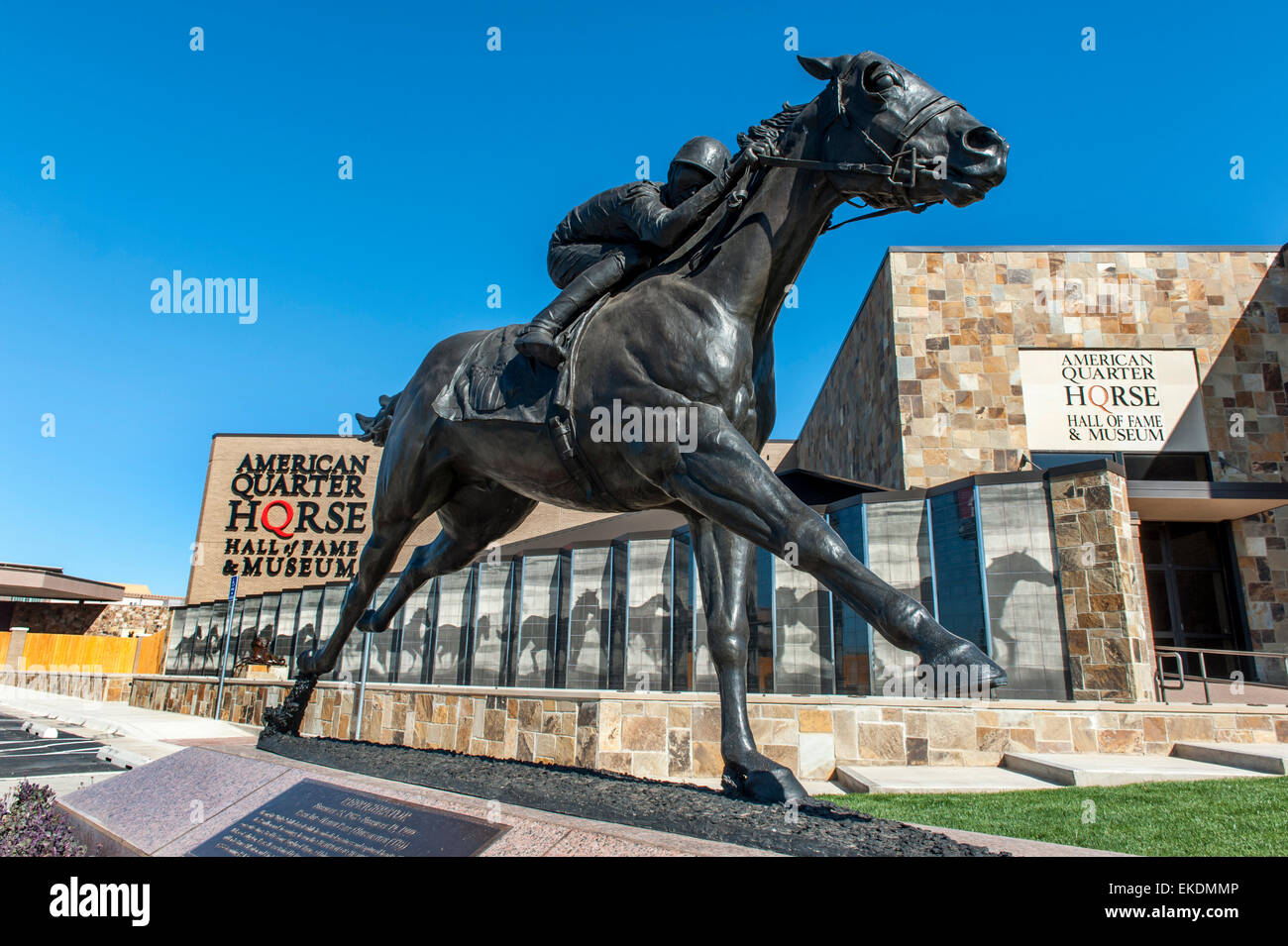 L'American Quarter Horse Hall of Fame and Museum. Amarillo. Le Texas. USA Banque D'Images